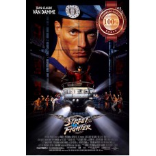 STREET FIGHTER LIVE ACTION 90s MOVIE VAN DAMME ORIGINAL PRINT PREMIUM POSTER