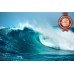 WAVE TUBE BREAKING BEACH CRASHING SURF SEA SPRAY PHOTO PRINT PREMIUM POSTER
