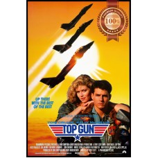 TOP GUN 1986 80s OFFICIAL ORIGINAL TOM CRUISE MOVIE CINEMA PRINT PREMIUM POSTER