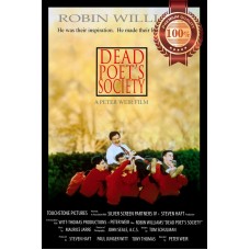 DEAD POET'S SOCIETY 1989 OFFICIAL ORIGINAL CINEMA MOVIE PRINT PREMIUM POSTER
