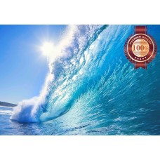 BEAUTIFUL BLUE WAVE SEA SURF SUN BEACH HOME DECOR ART PRINT PREMIUM POSTER