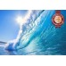 BEAUTIFUL BLUE WAVE SEA SURF SUN BEACH HOME DECOR ART PRINT PREMIUM POSTER