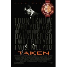TAKEN LIAM NEESON ORIGINAL OFFICIAL CINEMA MOVIE FILM PRINT PREMIUM POSTER