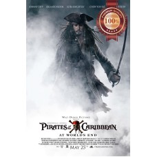 PIRATES OF THE CARIBBEAN 3 AT WORLD'S END 2007 MOVIE PRINT PREMIUM POSTER