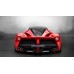 FERRARI LAFERRARI BACK RED SPORTS SUPER DREAM CAR PHOTO PRINT PREMIUM POSTER