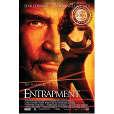 ENTRAPMENT 1999 90s ORIGINAL OFFICIAL CINEMA MOVIE FILM PRINT PREMIUM POSTER