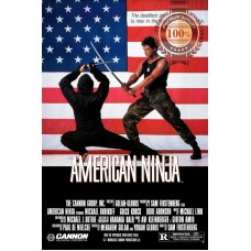 AMERICAN NINJA 1985 80s ORIGINAL OFFICIAL CINEMA MOVIE FILM PRINT PREMIUM POSTER