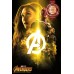 INFINITY WAR HEROES YELLOW AVENGERS CINEMA MOVIE FILM PRINT PREMIUM POSTER